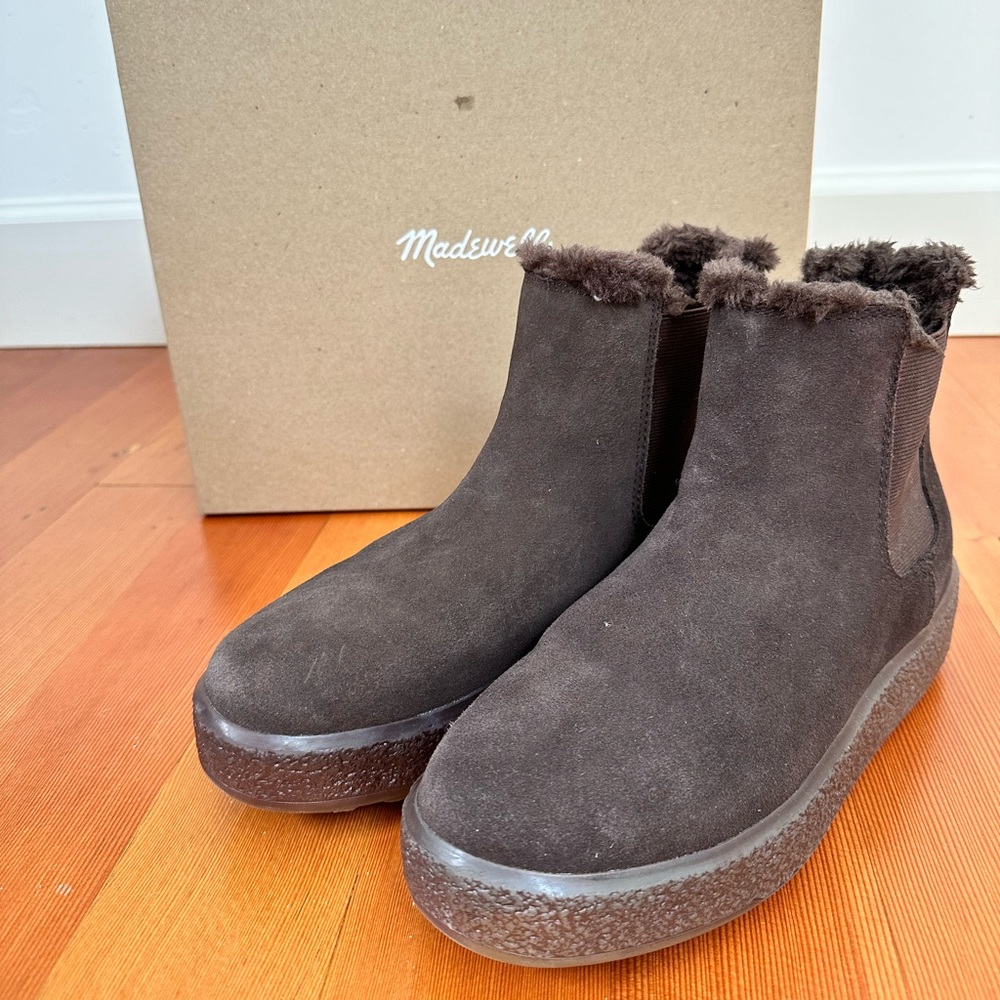 NEW Madewell The Toasty Chelsea Boot, 7